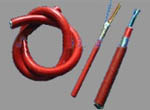 Heat resistant silicone rubber cable 